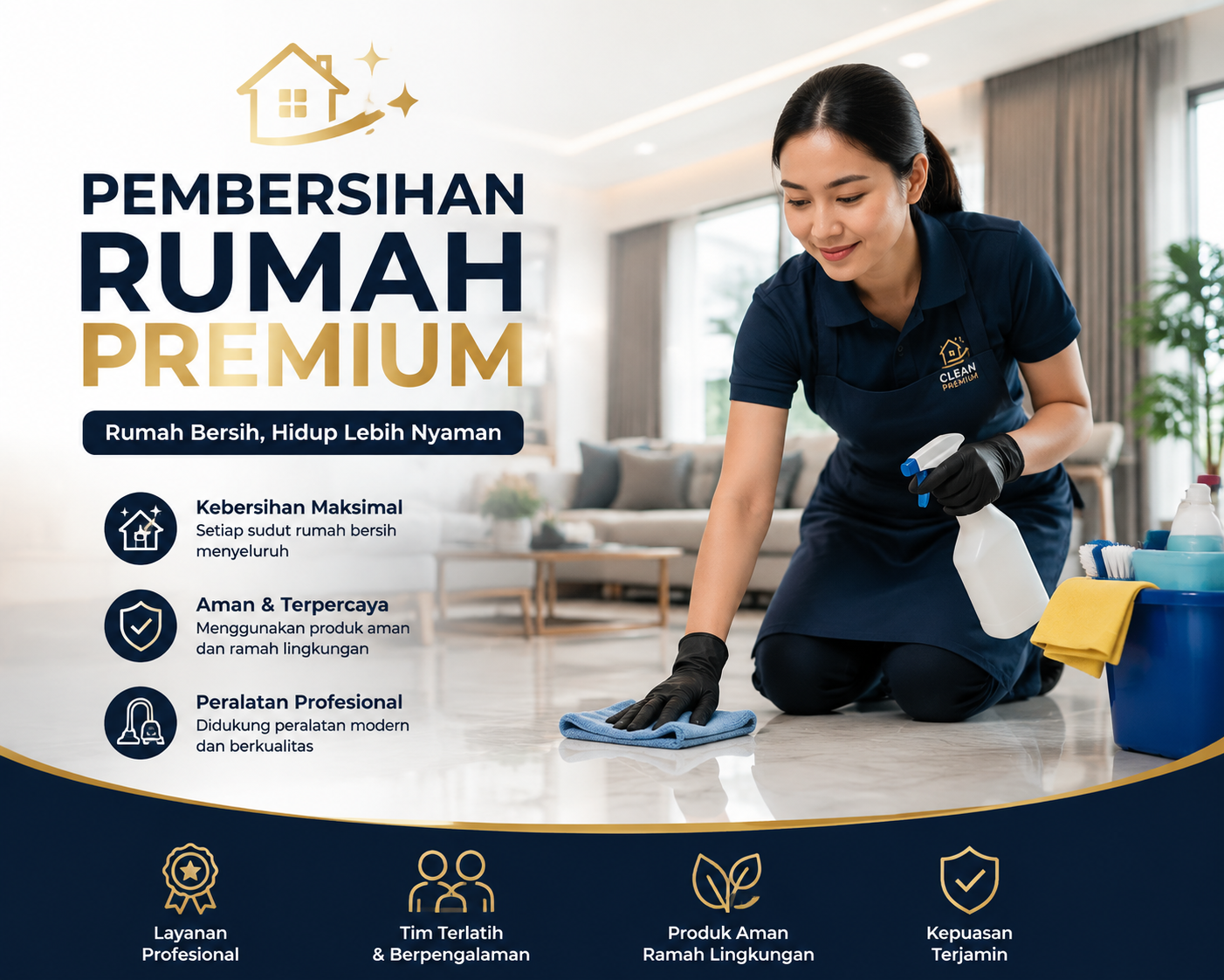 Pembersihan Rumah Premium