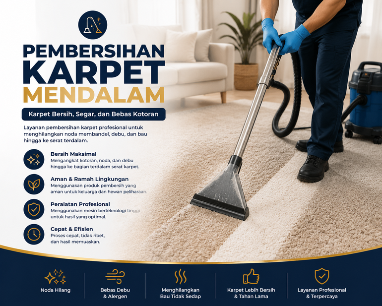 Pembersihan Karpet Mendalam